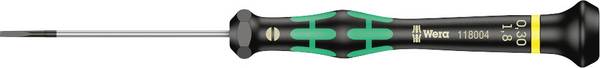 Elektrotechnik und Feinwerktechnik Schlitz-Schraubendreher Wera 2035 05118004001 Klingenbreite: 1.8 mm Klingenlänge: 60 mm