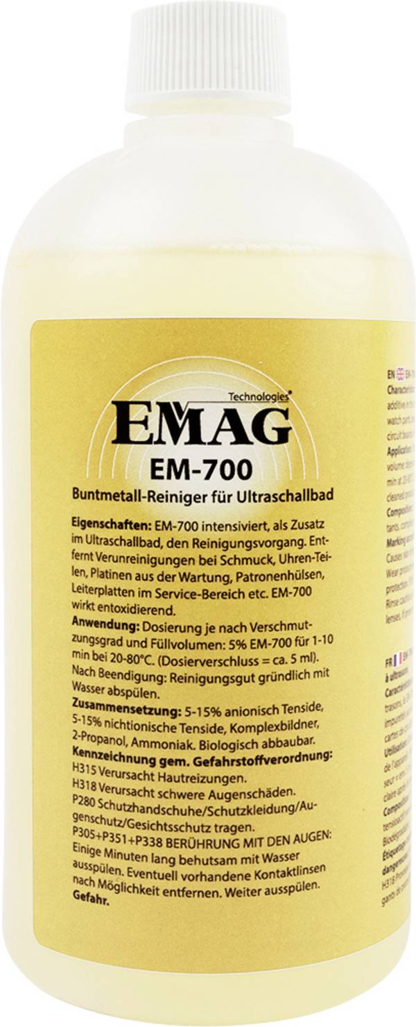 Emag EM-700 Reinigungskonzentrat Buntmetalle  500 ml