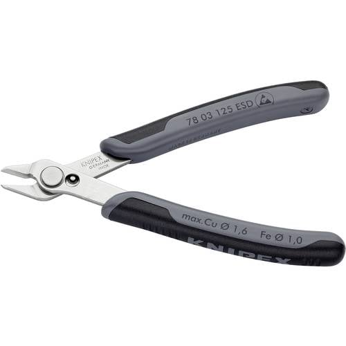 Knipex Super-Knips 78 03 125 ESD ESD Printzange ohne Facette 125 mm