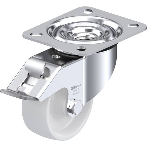 Blickle 481457 LE-PO 75G-FI Lenkrolle mit Feststeller Rad-Durchmesser: 75 mm Tragfähigkeit (max.): 150 kg 1 St.