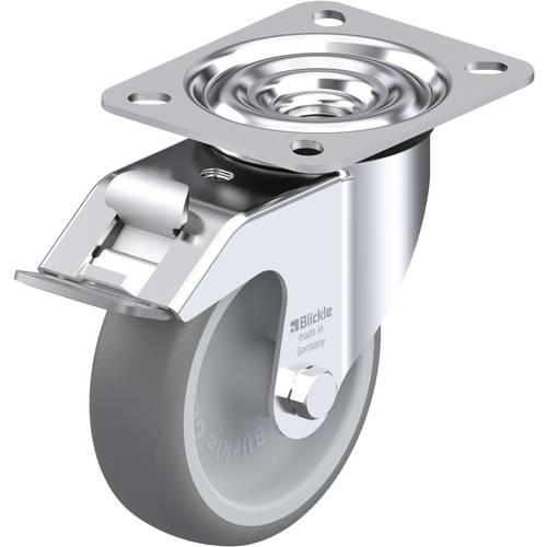 Blickle 605550 LE-TPA 102G-FI Lenkrolle mit Feststeller Rad-Durchmesser: 100 mm Tragfähigkeit (max.): 110 kg 1 St.