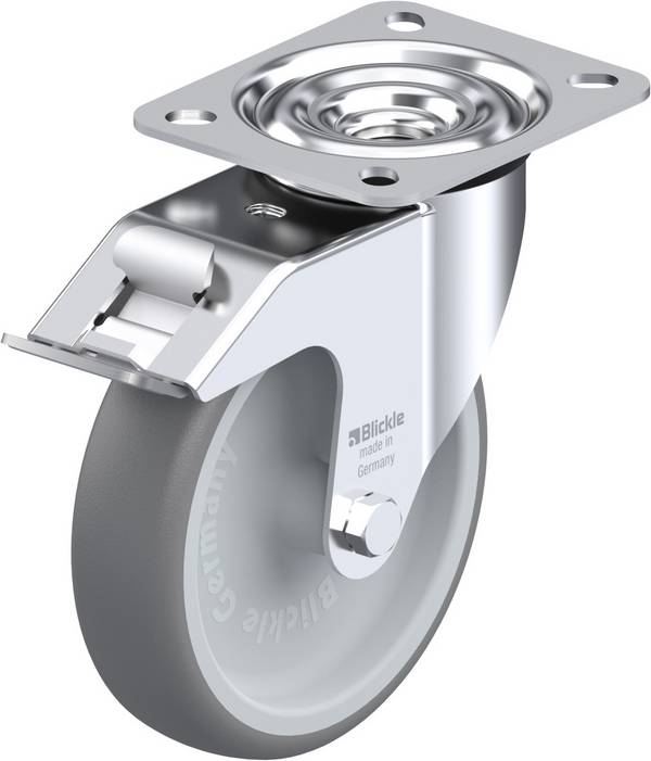 Blickle 605592 LE-TPA 127G-FI Lenkrolle mit Feststeller Rad-Durchmesser: 125 mm Tragfähigkeit (max.): 125 kg 1 St.