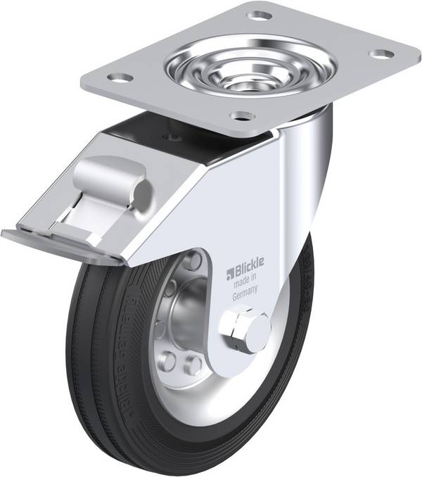 Blickle 374843 LE-VE 160R-FI Lenkrolle mit Feststeller Rad-Durchmesser: 160 mm Tragfähigkeit (max.): 135 kg 1 St.