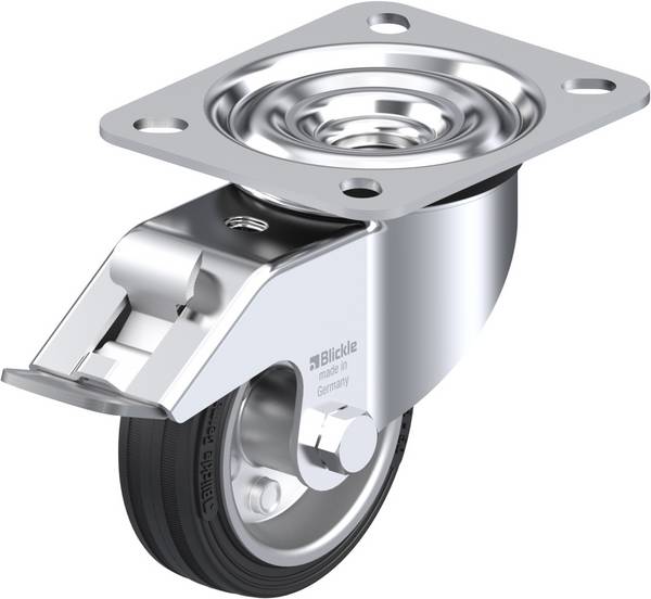 Blickle 359240 LE-VE 80R-FI Lenkrolle mit Feststeller Rad-Durchmesser: 80 mm Tragfähigkeit (max.): 50 kg 1 St.