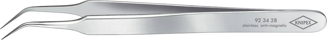 Knipex 92 34 28 Präzisionspinzette Spitz, gebogen 45°, extra fein 105 mm
