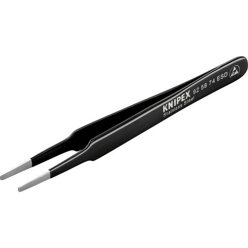 Thumbnail - Knipex 92 58 74 ESD Präzisionspinzette Flach-rund 120 mm