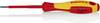 Knipex VDE VDE Schlitz-Schraubendreher Klingenbreite: 2.5 mm Klingenlänge: 75 mm DIN EN 60900