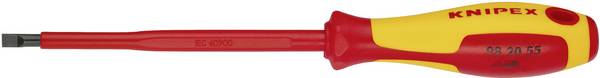 Knipex VDE VDE Schlitz-Schraubendreher Klingenbreite: 5.5 mm Klingenlänge: 125 mm DIN EN 60900