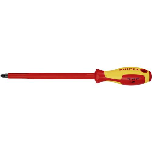 Knipex 98 25 04 98 25 04 VDE Kreuzschlitz-Schraubendreher PZ 4 Klingenlänge: 200 mm DIN EN 60900