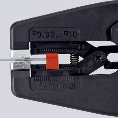 Knipex MultiStrip 10 12 42 195 Automatische Abisolierzange 0.03 bis 10 mm² 7 bis 32
