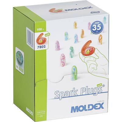 Moldex 780201 SPARK PLUGS Gehörschutzstöpsel 35 dB einweg EN 352-2   200 Paar
