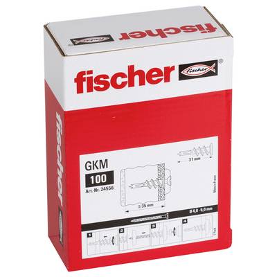 Fischer 24556 GKM Gipskartondübel 31 mm 100 St.-1
