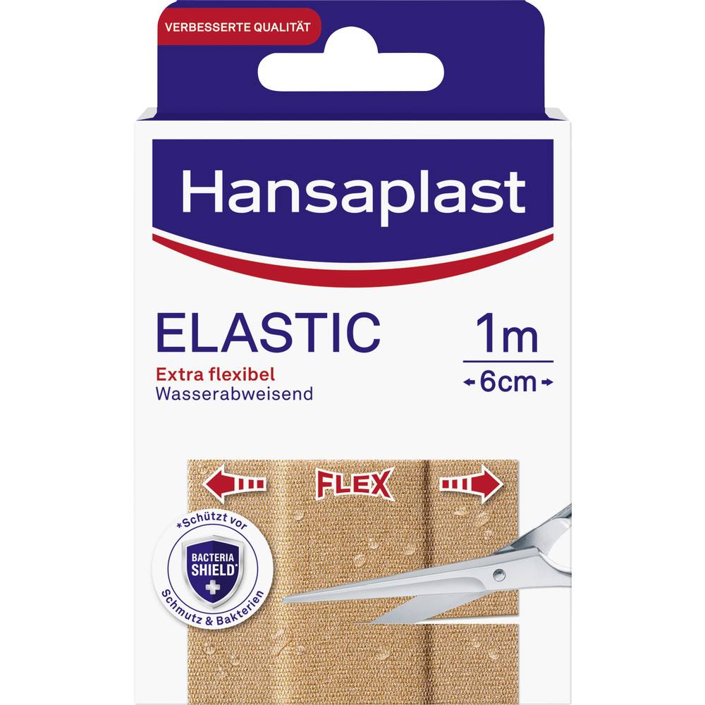 Hansaplast 02607-00000 Hansaplast Elastic (l x b) 1 m x 6 cm