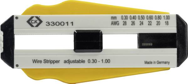 C.K 330011   Drahtabisolierer Geeignet für PVC-Drähte, PTFE-Drähte 0.30 bis 1.00 mm  PVC Passend für Marke (Zangen) C.k