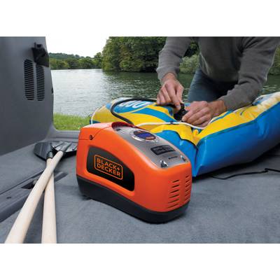 Black & Decker ASI300-XJ Kompressor ASI300-QS 11 bar Doppelkopf, Digitales Display, Automatische Abschaltung-15