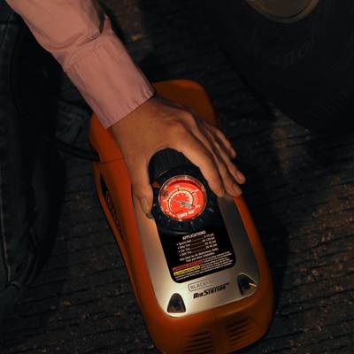Black & Decker ASI300-XJ Kompressor ASI300-QS 11 bar Doppelkopf, Digitales Display, Automatische Abschaltung-25