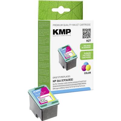 KMP Druckerpatrone ersetzt HP 344, C9363EE Kompatibel  Cyan, Magenta, Gelb H27 1025,4344