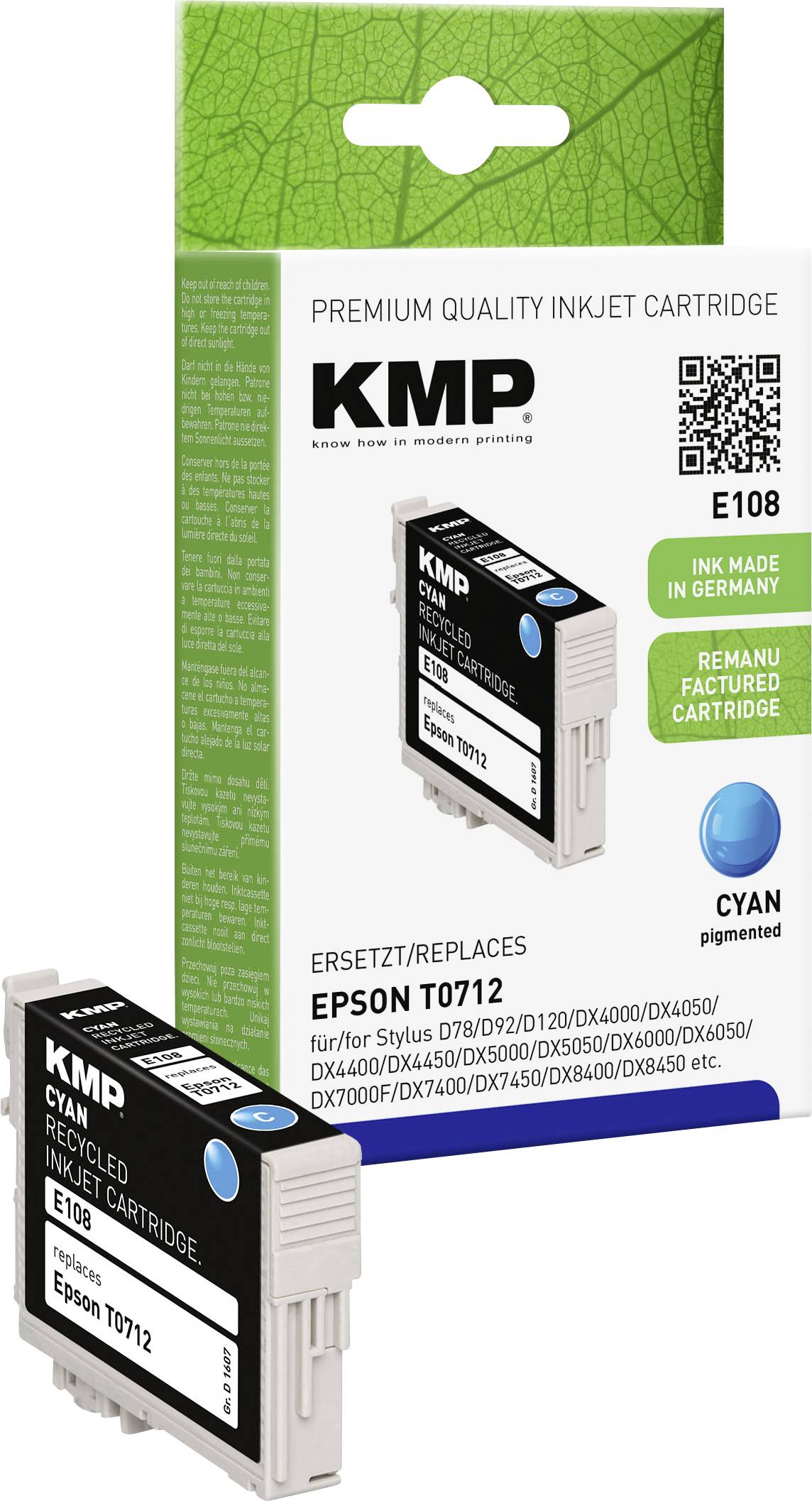 KMP E108 Cyan Tintenpatrone