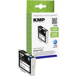 Image of KMP Tinte ersetzt Epson T0712 Kompatibel Cyan E108 1607,4003