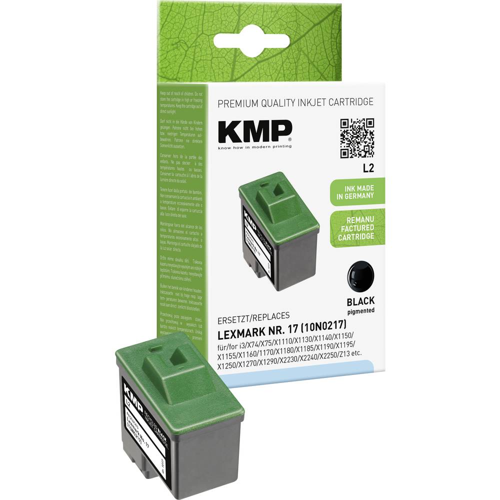 KMP L2 Cartridge vervangt Lexmark 17 Zwart