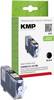 KMP Druckerpatrone ersetzt Canon CLI-521BK Kompatibel Photo Schwarz C73 1509,0001