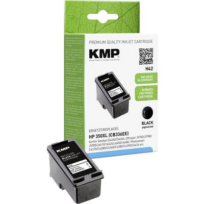 KMP Druckerpatrone ersetzt HP 350XL, CB336EE Kompatibel  Schwarz H42 1706,4350