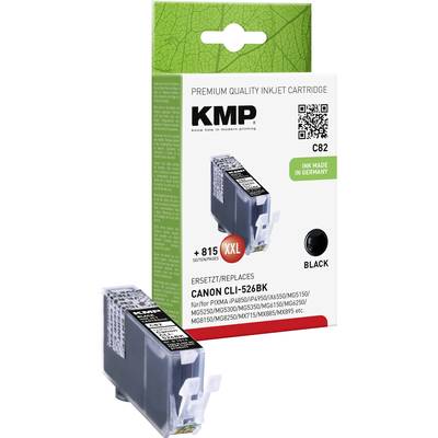 KMP Druckerpatrone ersetzt Canon CLI-526BK Kompatibel  Photo Schwarz C82 1514,0001