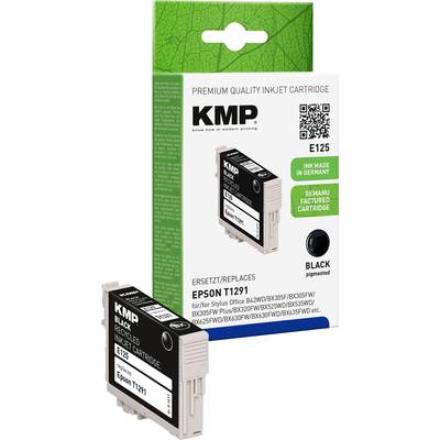KMP Tinte ersetzt Epson T1291 Kompatibel  Schwarz E125 1617,0001