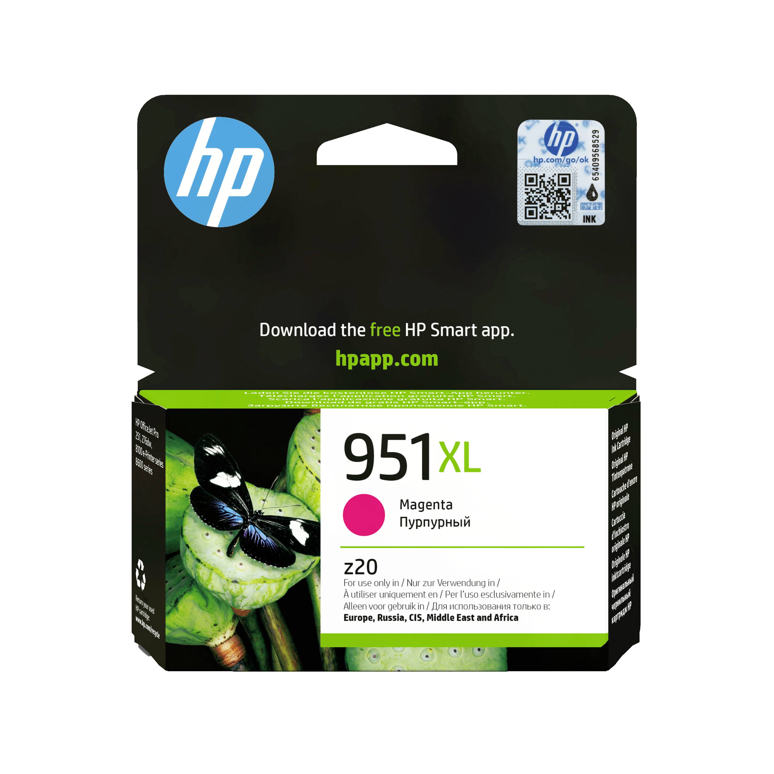 HP 951XL Druckerpatrone Original Magenta CN047AE Tinte