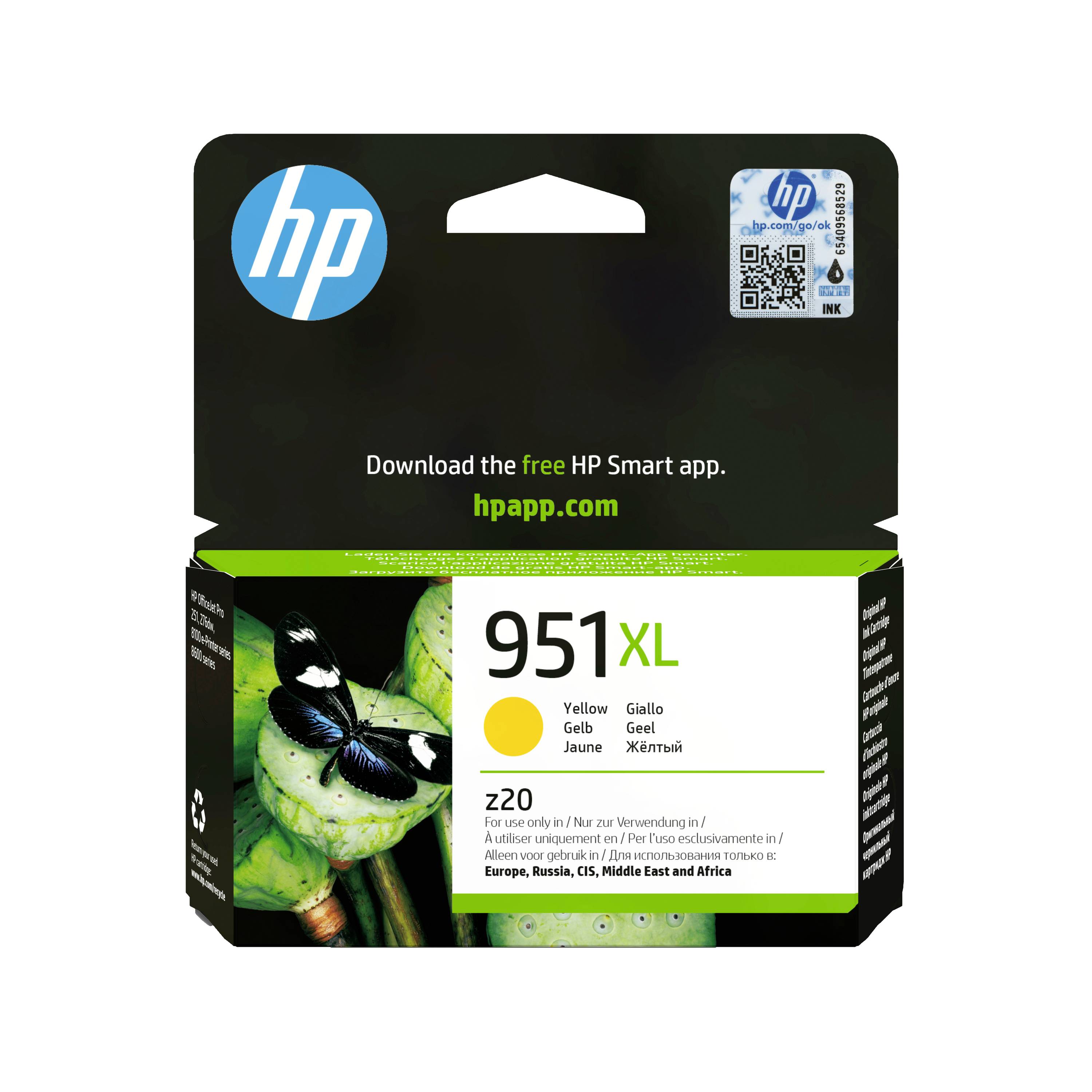 HP 951XL Druckerpatrone Original Gelb CN048AE Tinte