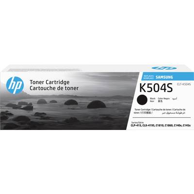 HP Toner Cartridge K504S für Samsung Modelle, Schwarz. Kompatibel mit CLP-415, CLX-4195, C1810, C1860, C140x, C15x4.