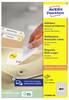Avery-Zweckform L4732REV-100 Universal-Etiketten 35.6 x 16.9 mm Papier Weiß 8000 St. Wiederablösbar Tintenstrahldrucker, Laserdrucker, Farblaserdrucker, Kopierer, Farbkopierer, Handbeschriftung