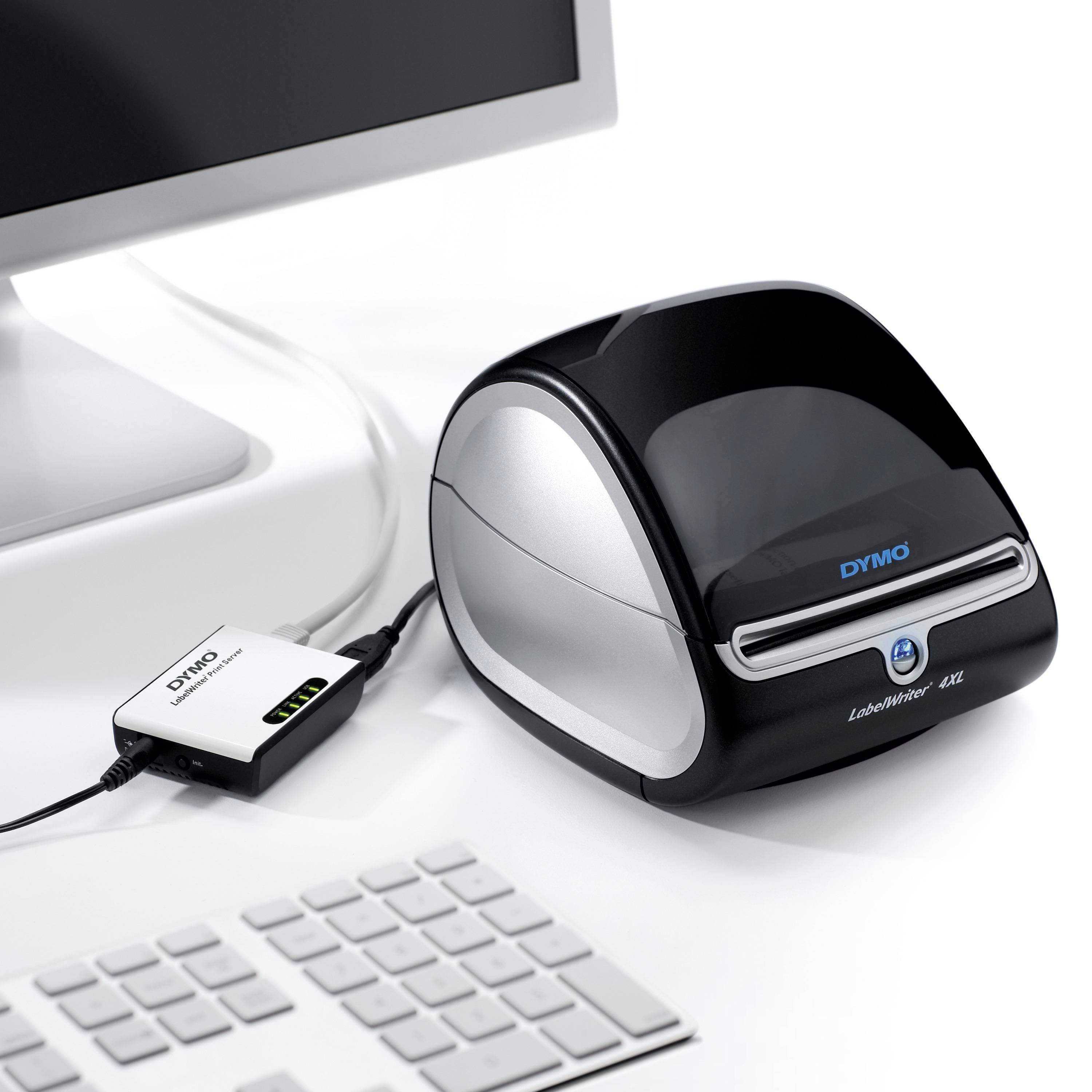 Dymo Druckserver Netzwerkadapter USB verkabelt extern für DYMO LabelWriter-2
