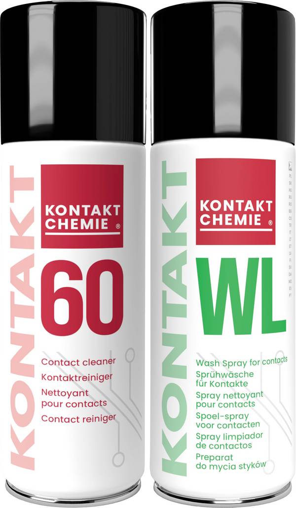 Kontakt Chemie KONTAKT 60 / KONTAKT WL 70009 + 71013-AF Kontaktreiniger  1 Set