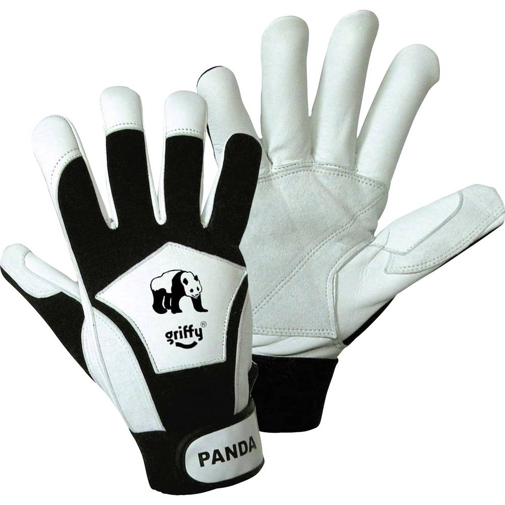 Griffy 1730 Nappalederen handschoen voor fijnmechanica Panda Nappaleder en Spandex Maat 10