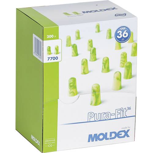 Thumbnail - Moldex 770001 Pura-Fit Gehörschutzstöpsel 36 dB einweg EN 352-2 200 Paar