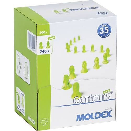 Moldex 740301 Contours small Gehörschutzstöpsel 35 dB einweg 200 Paar