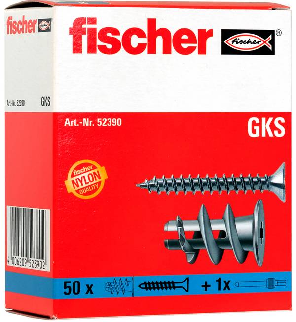 Fischer 52390 GKS Gipskartondübel 22 mm  50 St.