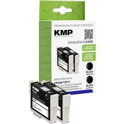 Image of KMP Tinte ersetzt Epson T0711 Kompatibel 2er-Pack Schwarz E107D 1607,4021