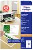 Avery-Zweckform C32011-25 Bedruckbare Visitenkarten, glatte Kanten 85 x 54 mm Weiß 250 St. Papierformat: DIN A4