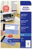 Avery-Zweckform C32015-10 Bedruckbare Visitenkarten, glatte Kanten 85 x 54 mm Weiß 80 St. Papierformat: DIN A4