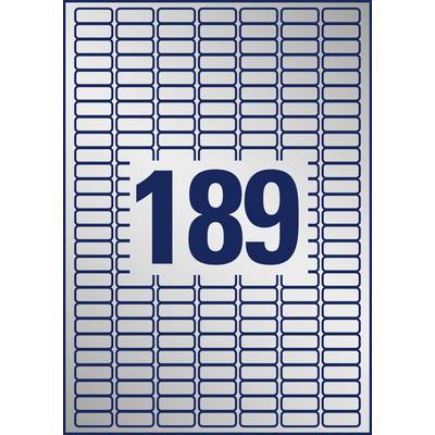 '189' in großen, blauen Ziffern auf einem rechteckigen, grauen Hintergrund mit einem Muster aus blauen Rechtecken.
