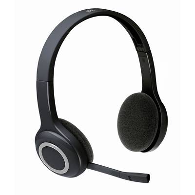 Logitech H600 Computer  On Ear Headset  Stereo Schwarz Mikrofon-Rauschunterdrückung, Noise Cancelling Lautstärkeregelung