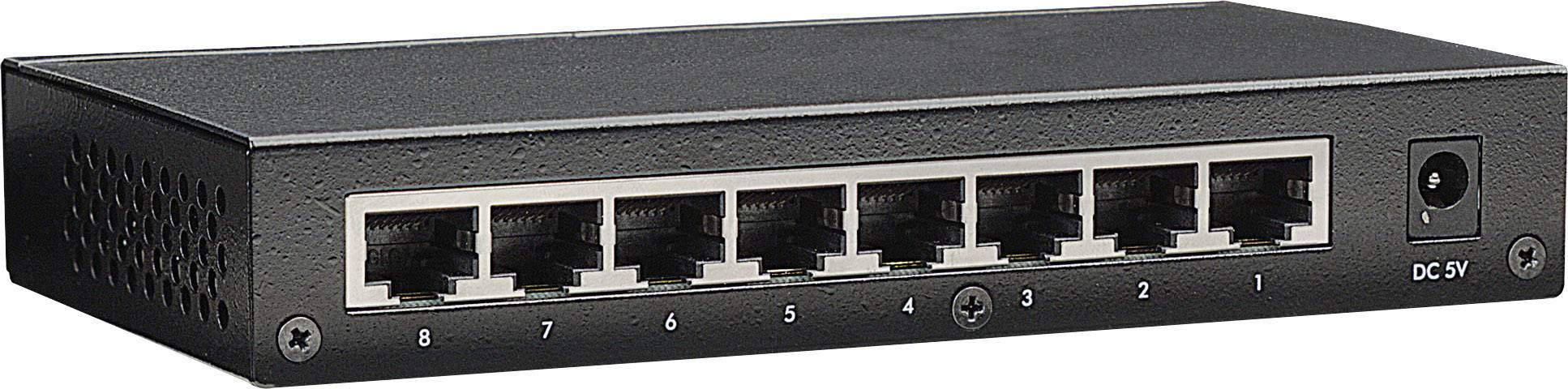 INTELLINET Gigabit Ethernet DesktopSwitch 8 Port