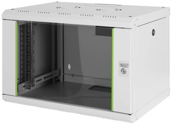 Digitus DN-19 07-U 19 Zoll Wandgehäuse (B x H x T) 600 x 420 x 450 mm 7 HE Lichtgrau (RAL 7035)