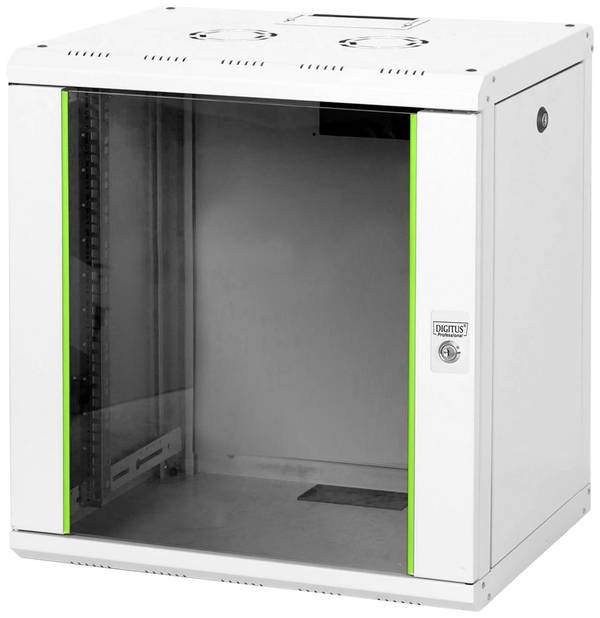 Digitus DN-19 12-U 19 Zoll Wandgehäuse (B x H x T) 600 x 643 x 450 mm 12 HE Lichtgrau (RAL 7035)