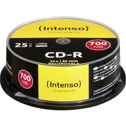 Image of Intenso 1001124 CD-R 80 Rohling 700 MB 25 St. Spindel