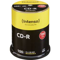 Image of Intenso 1001126 CD-R 80 Rohling 700 MB 100 St. Spindel