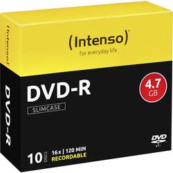 Image of Intenso 4101652 DVD-R Rohling 4.7 GB 10 St. Slimcase