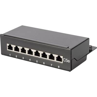 Digitus DN-10001 8 Port Netzwerk-Patchbox  CAT 5e 1 HE 